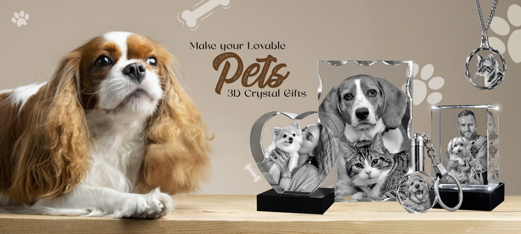 3d crystal pet keepsakes