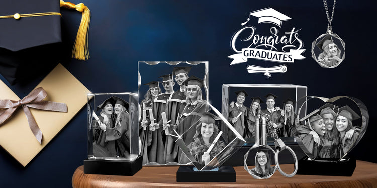 3D Photo Crystal for Graduation