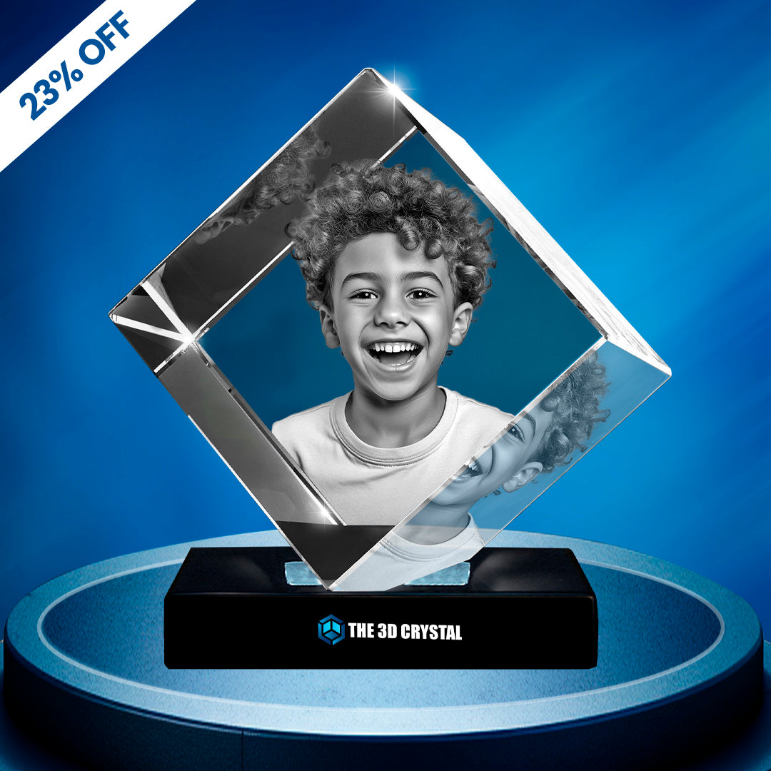 Custom Diamond 3D Crystal Photo – Personalized Gift for Any Occasion