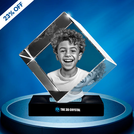 Custom Diamond 3D Crystal Photo – Personalized Gift for Any Occasion